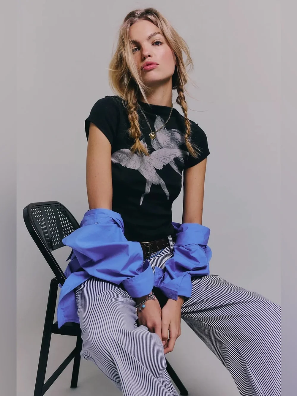 Free People Birds In Flight Tee - Picture 5 of 5